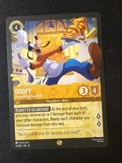 Goofy Groundbreaking Chef 4/204 Reign of Jafar Lorcana Card - Image 1