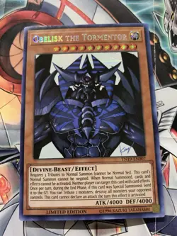 * EGYPTIAN GOD 3 CARD SET * SLIFER RA OBELISK PRISMATIC SECRET RARE TN19 YUGIOH! - Image 4