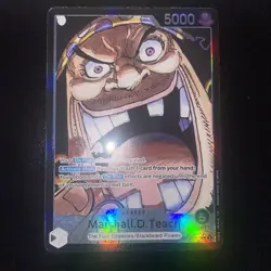 OP09-081 Marshall.D.Teach Leader Alt Art One Piece TCG English Card - Image 2