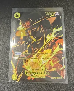 Portgas D. Ace SR/SP OP12 ST13-011 Legacy of the Master One Piece Card ENGLISH - Image 1