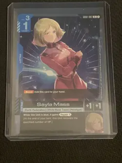 Sayla Mass Alternate Art Foil Promo - GD01-087- Gundam TCG Card Game - Image 1