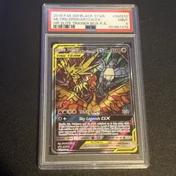 Moltres Zapdos Articuno GX PSA 9 Pokemon Card SM210 Hidden Fates Promo MINT - Image 1