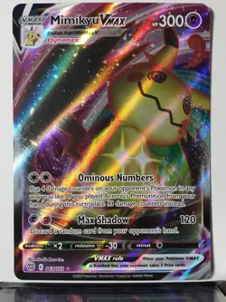 HOLO Mimikyu VMAX 069/172 NM / M - RARE Brilliant Stars Pokemon Card $2 Shipping - Image 1