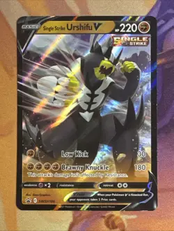 Single Strike Urshifu V SWSH106 SWSH: Sword & Shield Promo Cards Holo - Image 1