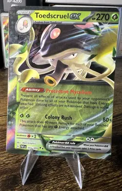 MISCUT ERROR - Toedscruel EX #005/091 - Paldean Fates - Holo Pokemon Tcg Card - Image 1