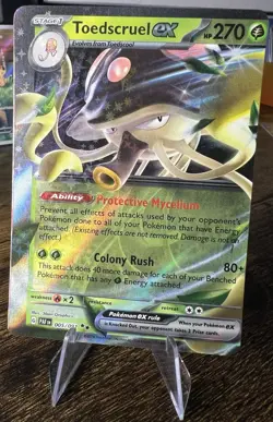 MISCUT ERROR - Toedscruel EX #005/091 - Paldean Fates - Holo Pokemon Tcg Card - Image 2