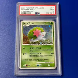 PSA9 Shaymin 011/092 Stormfront Holo 2008 Pokemon Card Game TCG Nintendo Japan - Image 1