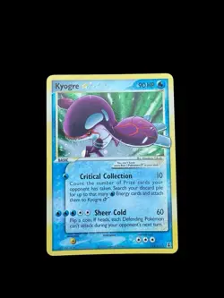 Kyogre Gold Star 112/113 EX Delta Species Holo 2005 Pokemon Card HP+ - Image 1
