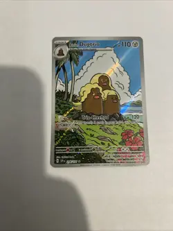 Pokemon TCG Alolan Dugtrio 208/191 Surging Sparks Illustration Rare Card - Image 1