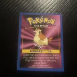 Pokemon: PIDGEY #16 [Game Tip Card] - [Kellogg's Canada Cereal Promo (1999)] - Image 1