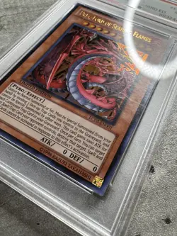 Yugioh Card Uria, Lord Of Searing Flames Ultra R PSA 9 Mint, LC02-EN001 2018 (1) - Image 5