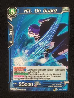 Bandai DBSCG Dragon Ball Super Card Game BT15-045 C Hit, On Guard - Image 1
