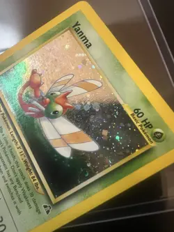 Pokemon TCG Neo Discovery Yanma Card #17/75 Unlimited Holo Rare (2001) - Image 3