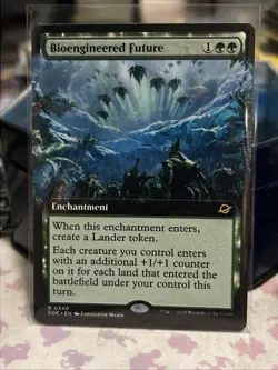 MTG Edge Of Eternities Bioengineered Future EOE 340 Rare Extended Art - Image 1
