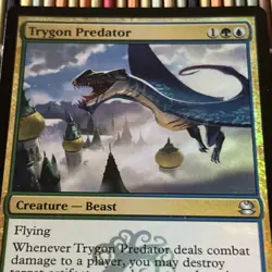TRYGON PREDATOR Foil Magic the Gathering MTG Eternal Masters free shipping - Image 2