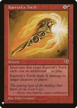 Kaervek's Torch Light Play, English Magic the Gathering MTG Mystery Booster - Image 1