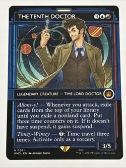 MTG Universes Beyond: Doctor Who The Tenth Doctor Showcase 0561 NM Mythic - Image 1