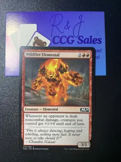 [MTG] Wildfire Elemental (297) (M20) Near Mint - Image 1