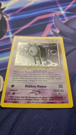 Unown A 14/75 Neo Discovery Pokemon Card Rare Holo - Image 3