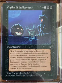 MTG ⭐All Hallow's Eve ITALIAN ⭐Legends Mint+ ⭐Graded CGC 9.5 ⭐Rare Magic Vigilia - Image 2