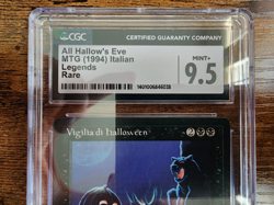 MTG ⭐All Hallow's Eve ITALIAN ⭐Legends Mint+ ⭐Graded CGC 9.5 ⭐Rare Magic Vigilia - Image 5