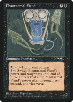 Phantasmal Fiend (Close-up) - Alliances (ALL) - MTG Rare English Non Foil - Image 1