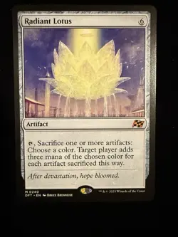 x1 Radiant Lotus DFT Aetherdrift MTG 240 MYTHIC M/NM 1x regular - Image 1