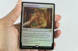 MTG Magic the Gathering Enlightened Tutor (6/520) Dominaria Remastered LP FOIL - Image 1