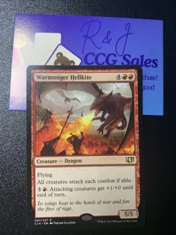 Warmonger Hellkite ~ Commander 2014 [ Excellent ] [ Magic MTG ] - Image 1