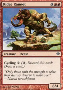 Ridge Rannet -Foil Medium Play MTG Shards of Alara - Image 1