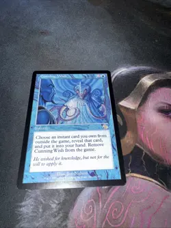 Cunning Wish NM Judgment MTG Instant - brainwave retrieval for spell hoarders - Image 1