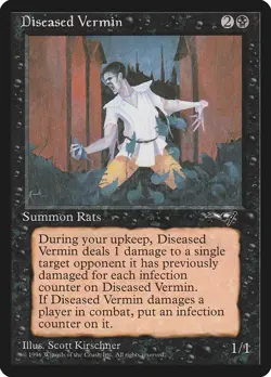 Diseased Vermin - Alliances (ALL) - MTG Rare English Non Foil - Image 1