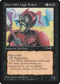 Lim-Dul's High Guard (Red Armor) - Alliances (ALL) - MTG Rare English Non Foil - Image 1