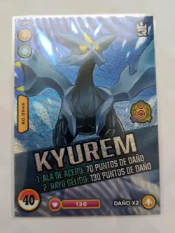 CARD POKEMON MASTER JOURNEYS Foil 3R #E40 KYUREM Unova TCG Peru Edition 2023 - Image 1