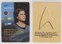 1996 Star Trek - The Card Game Crew Lieutenant Mira Romaine a8x - Image 6