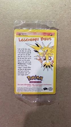 Ancient Mew Holo + Legendary Birds SEALED NM Pokemon the Movie 2000 WOTC PROMO - Image 3