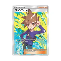 Pokemon SM - Unified Minds Blue's Tactics (Full Art) (UR) #231/236 (Holo) EX - Image 1