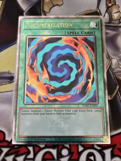 Yugioh! Polymerization - RA02-EN047 - Quarter Century Secret Rare - 1st Edition - Image 1