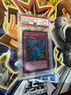 Yugioh Dust Tornado PSV-011 1st Edition PSA GEM MINT - Image 2
