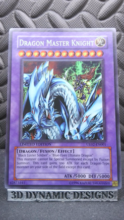 | Yugioh Dragon Master Knight UE02-EN001 Ultra Rare Ultimate Edition HP 🔥 | - Image 1