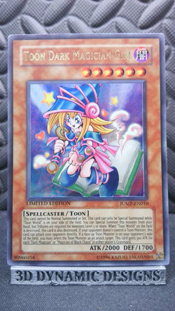 | Yugioh Toon Dark Magician Girl JUMP-EN010 Ultra RareJump Promo MP/HP | - Image 1