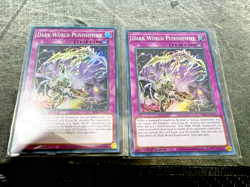 Dark World Punishment SR13-EN033 Structure Deck: Dark World 1st Edition! 2x Holo - Image 1