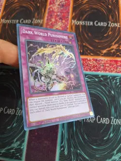Yu-Gi-Oh! Dark World Punishment SR13-EN033 Super Rare 1st Edition Near Mint - Image 2