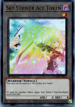 Sky Striker Ace Token MAMA-EN013 Yu-Gi-Oh! Near Mint 1st Edition - Image 1
