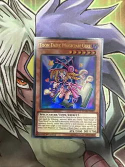 DUPO-EN041 Toon Dark Magician Girl Ultra Rare 1st Edition NM Yugioh Card - Image 1