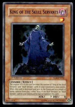 1996 Yu-Gi-Oh! 1st edition King of the Skull Servants #TLM-EN032 Uncirculated - Image 1