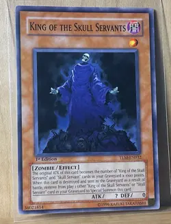 1st Edition ‘King of the Skull Servants’ (TLM-EN032) Yu-Gi-Oh! TCG Vintage MP - Image 1