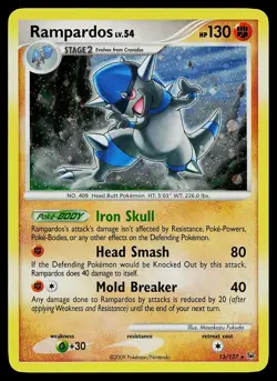 Pokemon Card - Rampardos Platinum 13/127 Holo Rare - Image 1