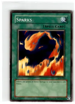 Yu-Gi-Oh! Sparks Common LOB-055 Moderately Played Unlimited - Image 1