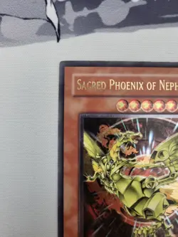 Yugioh Sacred Phoenix of Nephthys Ultimate Rare FET-EN005 Set 1st Edition LP - Image 5